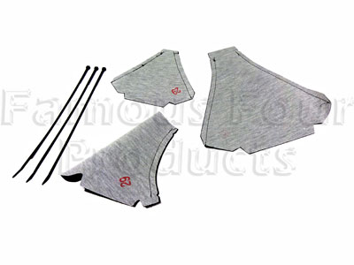 thumbnail image 2 of Gear Hi-Low Handbrake Gaiter For Land Rover Discovery 95-04 – Grey Stitching, UK Made 2 of 4