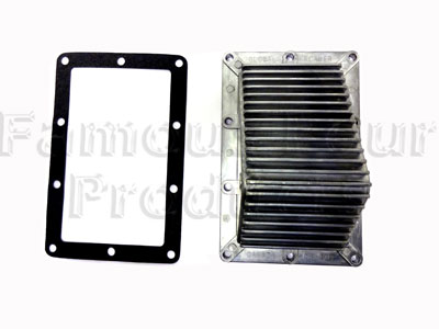 Aliminium Finned Sump Cover - Transfer Box - Range Rover Classic 1986-95 Models - Clutch & Gearbox