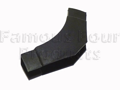 FF011028 - Front Door Window Channel - Plastic Filler Piece - Land Rover 90/110 & Defender