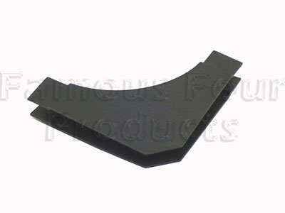 FF011029 - Front Door Window Channel - Plastic Filler Piece - Land Rover 90/110 & Defender