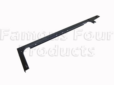 Rear Body Side and End Top Capping - Black Metal - Land Rover 90/110 & Defender (L316) - Body Fittings