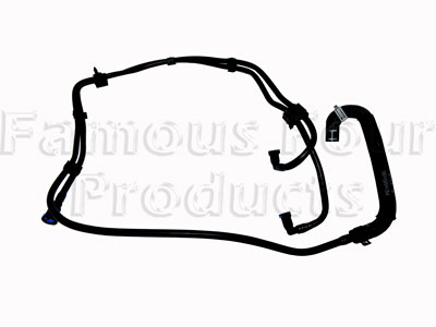 Hose - Coolant Feed to Oil Cooler - Land Rover 90/110 and Defender - Cooling & Heating