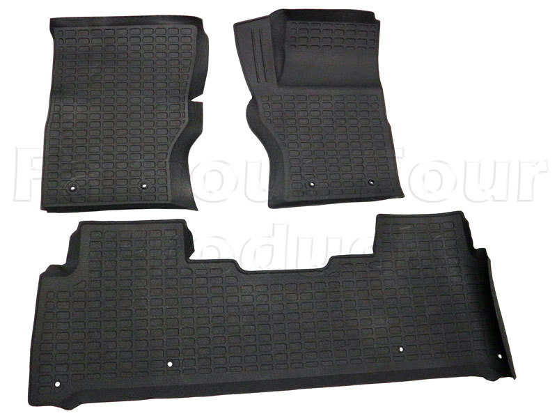 Footwell Rubber Mat Set - Land Rover Discovery 5 (2017 on) (L462) - Interior