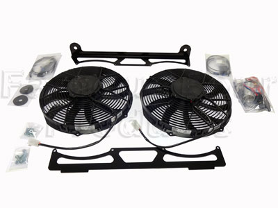 Engine Cooling Twin Fan Kit - Suction - Land Rover 90/110 & Defender (L316) - Cooling & Heating