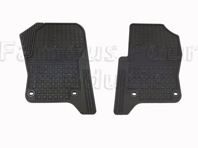 Footwell Rubber Mats - Front - Land Rover Discovery 3 (L319) - Accessories