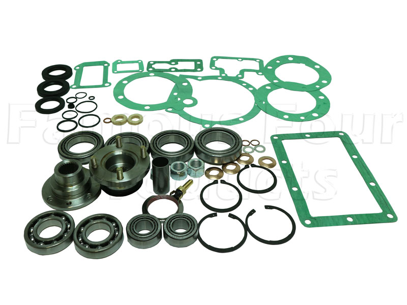 Overhaul Kit with Flanges - LT230 Transfer Box - Classic Range Rover 1986-95 Models - Clutch & Gearbox