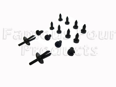 Fastener Kit - Interior Door Trim - Land Rover 90/110 & Defender (L316) - Interior