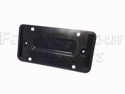 Rear License Plate Nameplate Holder Bracket - Land Rover Discovery 3 - Body