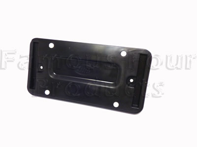 Rear License Plate Nameplate Holder Bracket - Land Rover Discovery 3 (L319) - Body