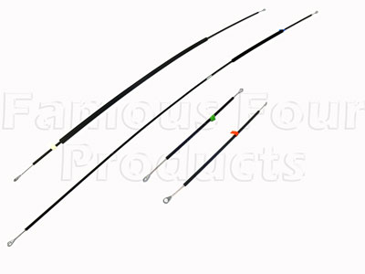 FF011404 - Cable Set - Heater Control - Land Rover 90/110 & Defender