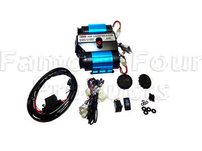 FF011518 - Compressor - Twin - Vehicle Mounted - 12V - Classic Range Rover 1970-85 Models