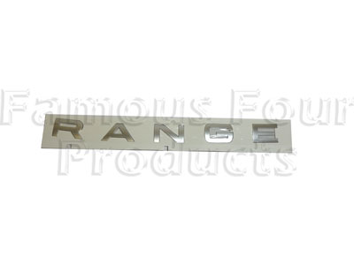 R A N G E Bonnet Lettering - Range Rover Evoque 2011-2018 Models (L538) - Body