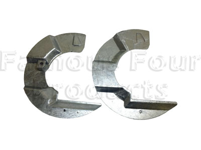 Shields - Front Brake Discs - Galvanised - Land Rover Discovery 1989-94 - Brakes
