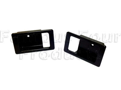 Surrounds for Front Door Pull Handles - Internal - Land Rover 90/110 and Defender - Body Fittings