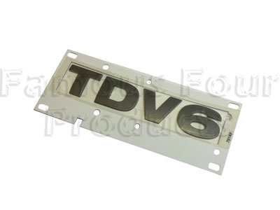 FF011601 - T D V 6 Tailgate Lettering - Land Rover Discovery 3