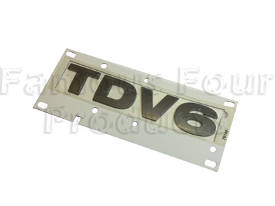 T D V 6 Tailgate Lettering - Land Rover Discovery 3 (L319) - Body