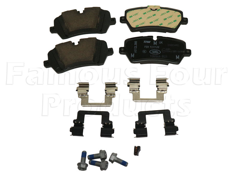 Brake Pad Axle Set - Range Rover 2013-2021 Models (L405) - Brakes