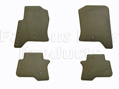 Footwell Carpet Mat Set - Land Rover Discovery 4 - Interior