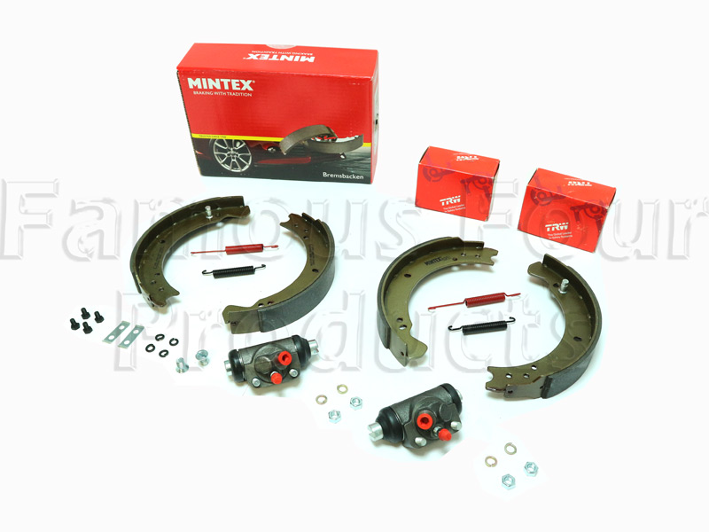 Brake Shoe & Wheel Cylinder Axle Kit - Land Rover Series IIA/III - Brakes