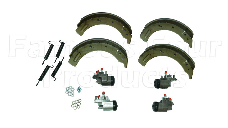 FF011715 - Brake Shoe & Wheel Cylinder Axle Kit - Land Rover Series IIA/III