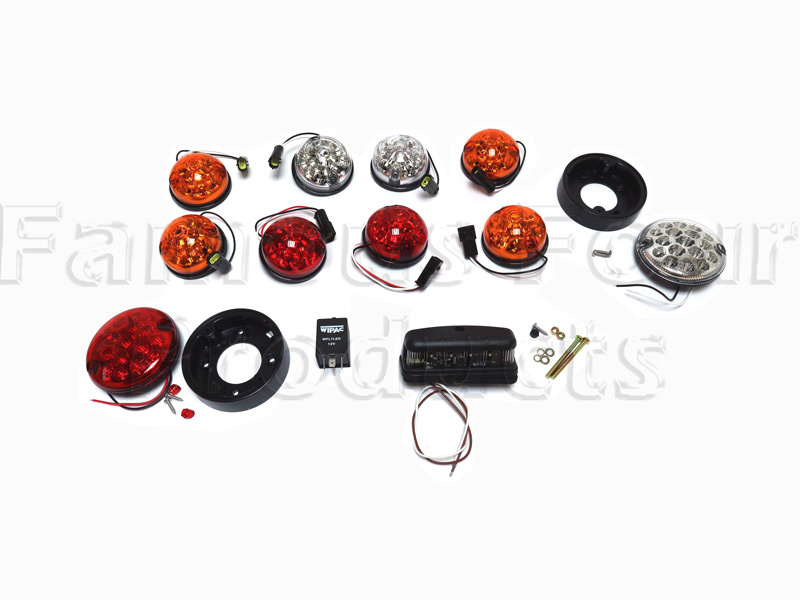 FF011783 - Coloured Lens Light Kit - LED - Land Rover 90/110 & Defender