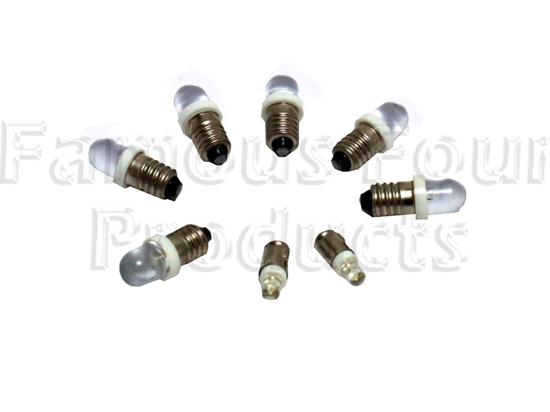 LED Dashboard Bulb Upgrade Pack - Land Rover Series IIA/III - Electrical