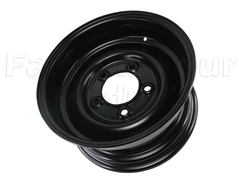 FF011913 - Standard Steel Wheel 8x16 - Tubeless Type - Land Rover 90/110 & Defender