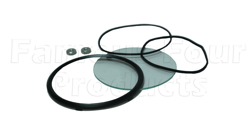 Instrument Gauge Glass and Bezel Refurb Kit - Land Rover Series IIA/III - Electrical