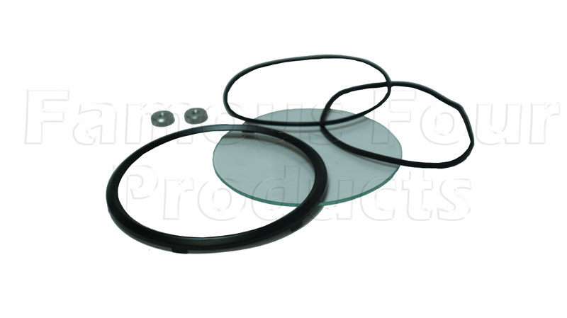 Instrument Gauge Glass and Bezel Refurb Kit - Land Rover Series IIA/III - Interior