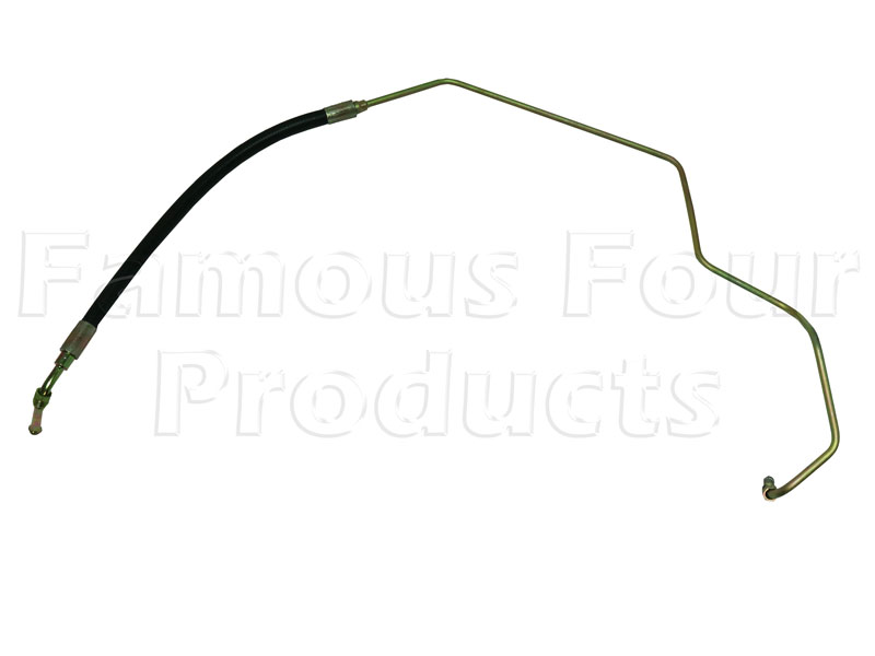 FF012050 - Pipe - PAS Pump to Steering Box - Land Rover 90/110 & Defender