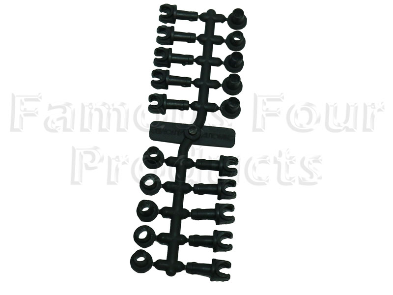 FF012066 - Plastic Clips for Securing 3/16 Brake Pipes - Classic Range Rover 1970-85 Models