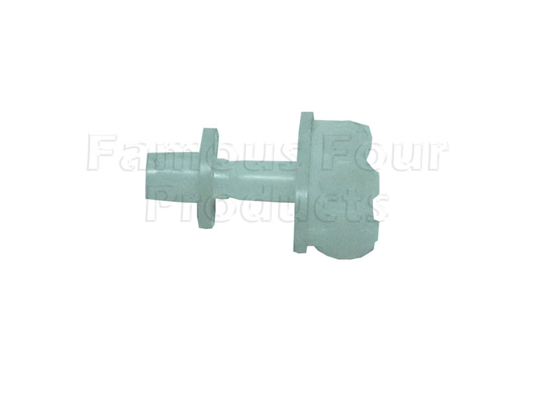 FF012085 - Plastic Clip for Securing one 3/16 Brake Pipe and one 1/4 fuel line - Land Rover 90/110 & Defender