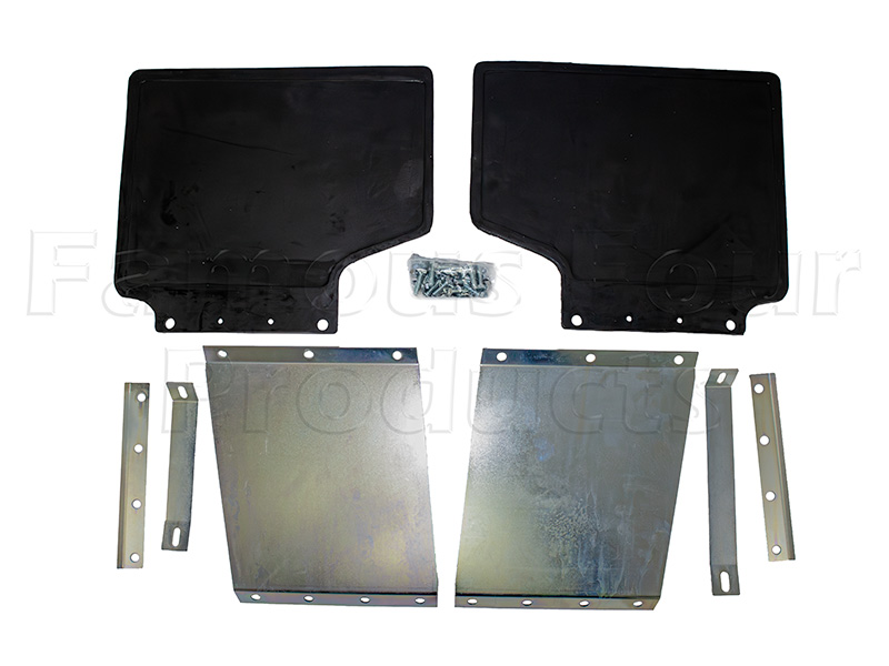 Mudflap Kit - Rear - Classic Range Rover 1970-85 Models - Body