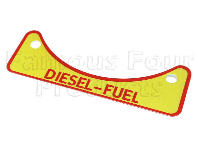 FF012105 - DIESEL Fuel Badge - Land Rover Series IIA/III