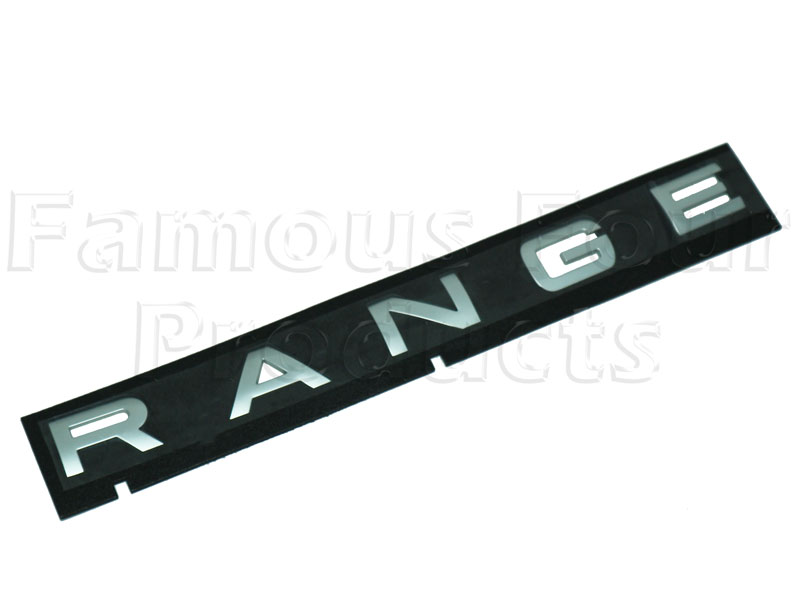Bonnet Lettering RANGE - Range Rover Third Generation up to 2009 MY (L322) - Body