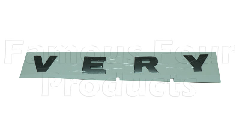 V E R Y  Bonnet Lettering - Land Rover Discovery 4 (L319) - Body