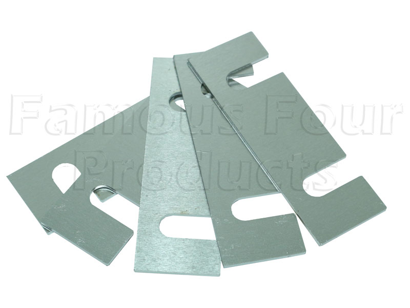 FF012187 - Spacer Packing Plate - Bulkhead Toe Panel to Chassis Bracket - Land Rover 90/110 & Defender