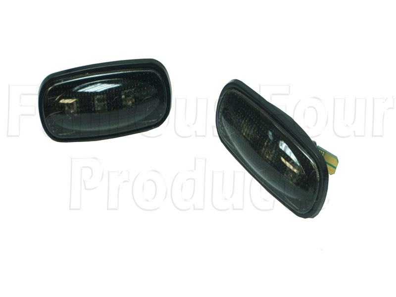 Side Repeater Lamps LED - Smoked - Land Rover 90/110 & Defender (L316) - Lighting