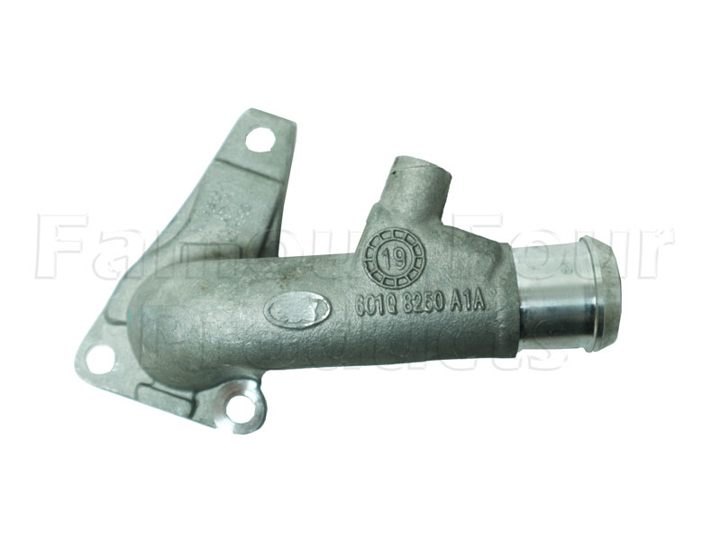 Elbow Connection - Water Outlet Pipe to Thermostat - Land Rover 90/110 & Defender (L316) - 2.4 Puma Diesel Engine