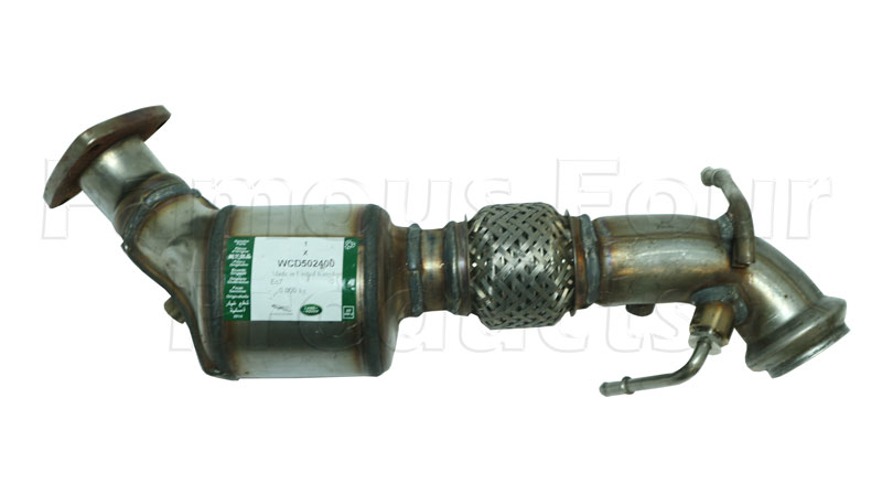 Downpipe with Catalytic Convertor - Range Rover Third Generation up to 2009 MY (L322) - Exhaust