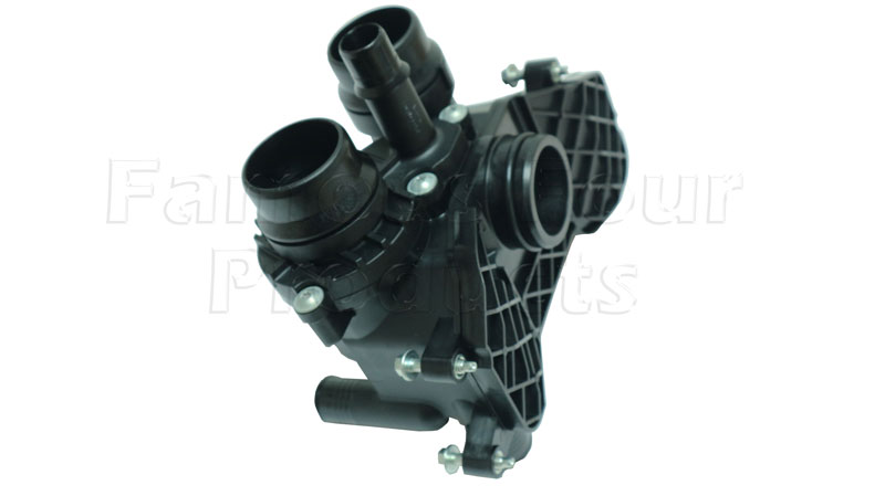 Water Connection Outlet with Thermostat - Range Rover 2013-2021 Models (L405) - TDV8 4.4 Diesel Engine