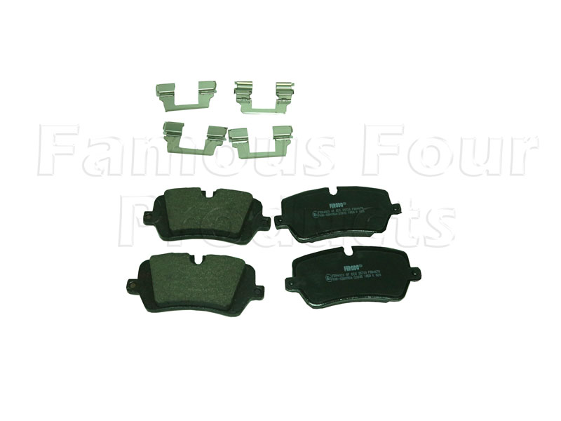 Brake Pad Axle Set - Range Rover 2013-2021 Models (L405) - Brakes