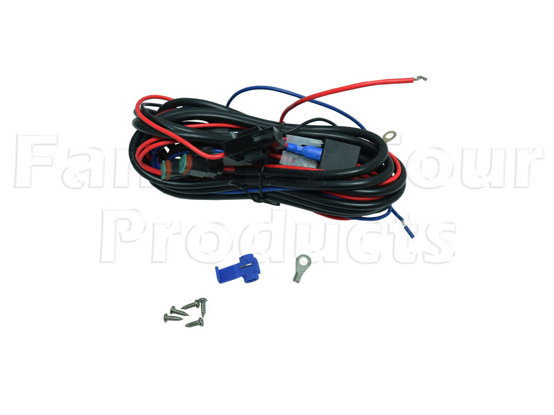 FF012768 - Two Lamp Wiring Harness Kit - Land Rover 90/110 & Defender