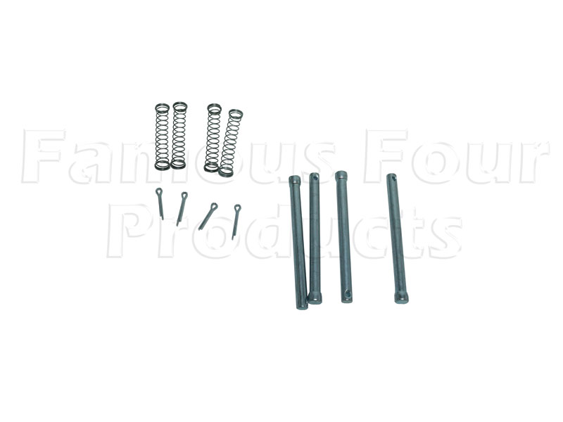 Front Brake Pad Fitting Kit (Pins, Springs & Clips) - Land Rover Discovery 1995-98 Models - Front Brakes