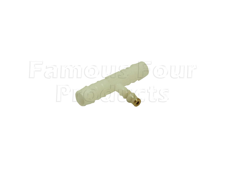 FF012875 - T Piece Connector - for Crankcase Breather Hoses - Classic Range Rover 1986-95 Models