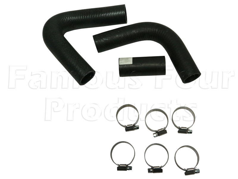 Coolant Hose Kit with Jubilee Clips - Land Rover Series IIA/III - Cooling & Heating