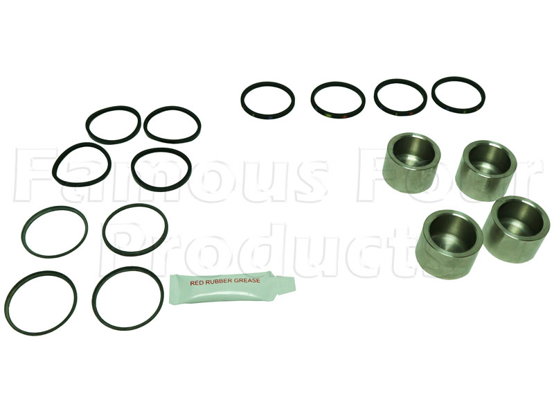 FF012908 - Piston & Seal Kit - Brake Calipers - Stainless Steel - Land Rover 90/110 & Defender