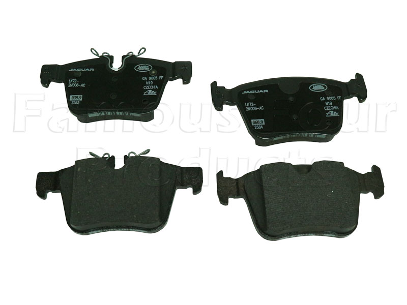 Brake Pad Axle Set - Land Rover Discovery Sport (L550) - Brakes