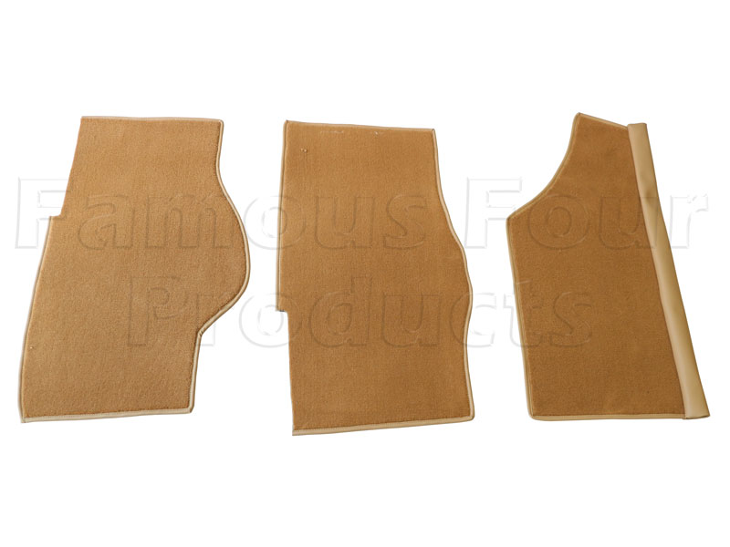 Carpet Set - Beige - 12 Piece - Classic Range Rover 1970-85 Models - Interior