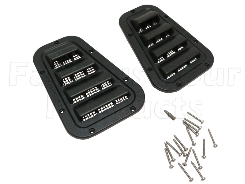 Air Intake Grilles - Wing Top - Hi-Force - Land Rover 90/110 & Defender (L316) - Exterior Accessories